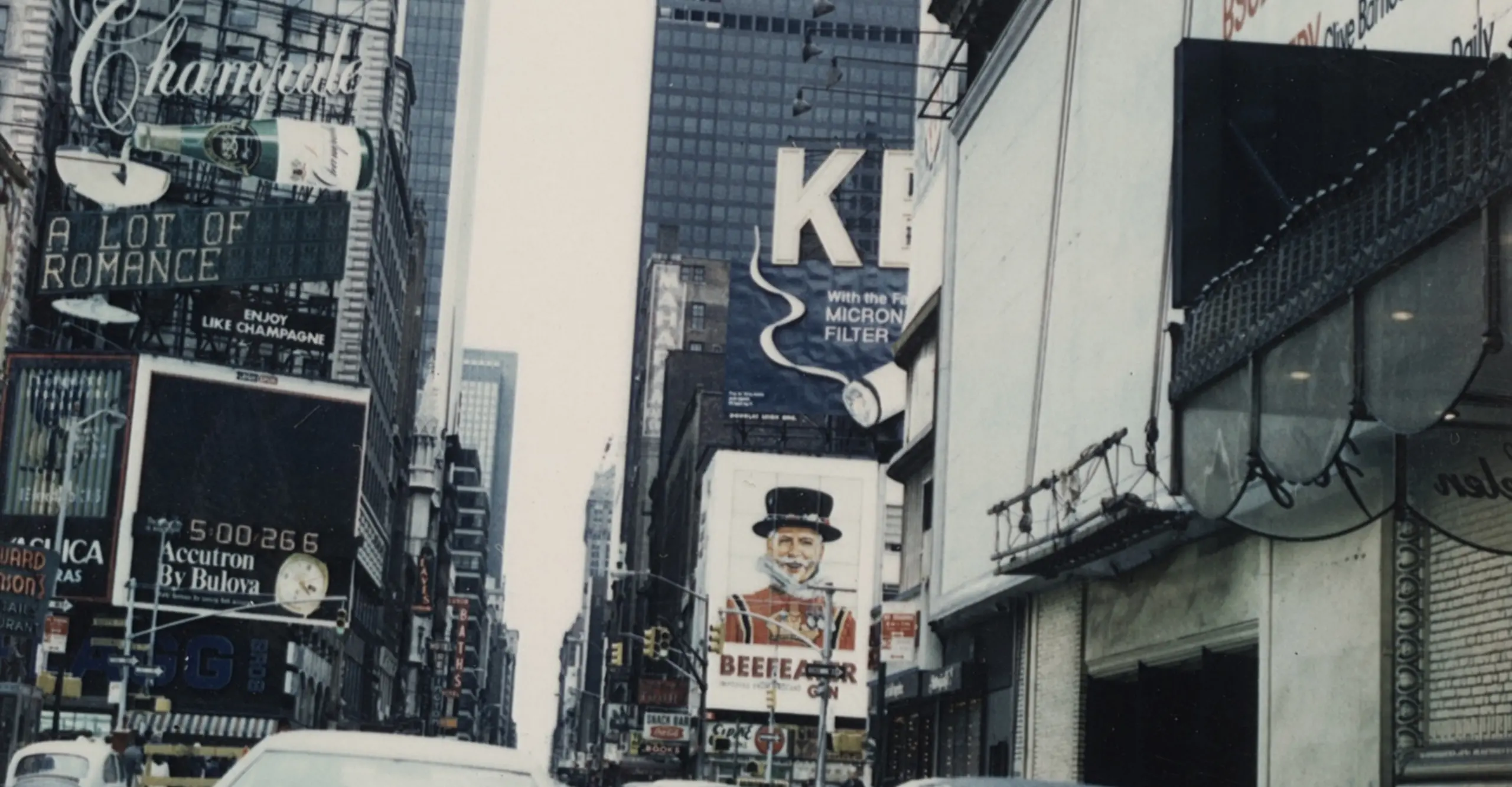 William S. Burroughs, Midtown Manhattan, 1965 © Estate of William S. Burroughs Courtesy of the Barry Miles Archive