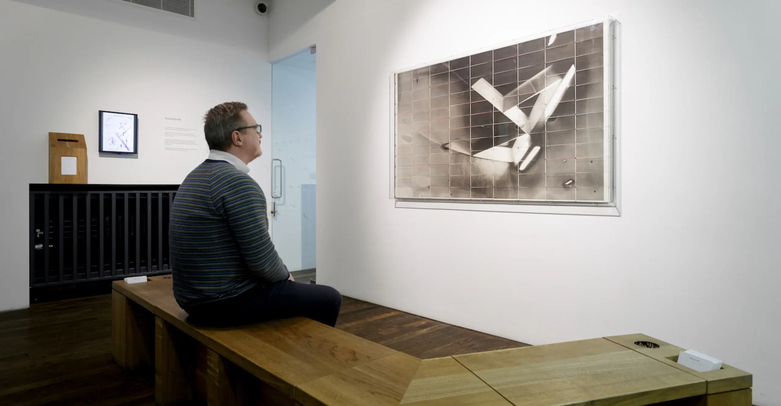 Touchstone display at The Photographers&#039; Gallery, featuring a work by Anthony Cairns, 2019 photo: Tim Bowditch