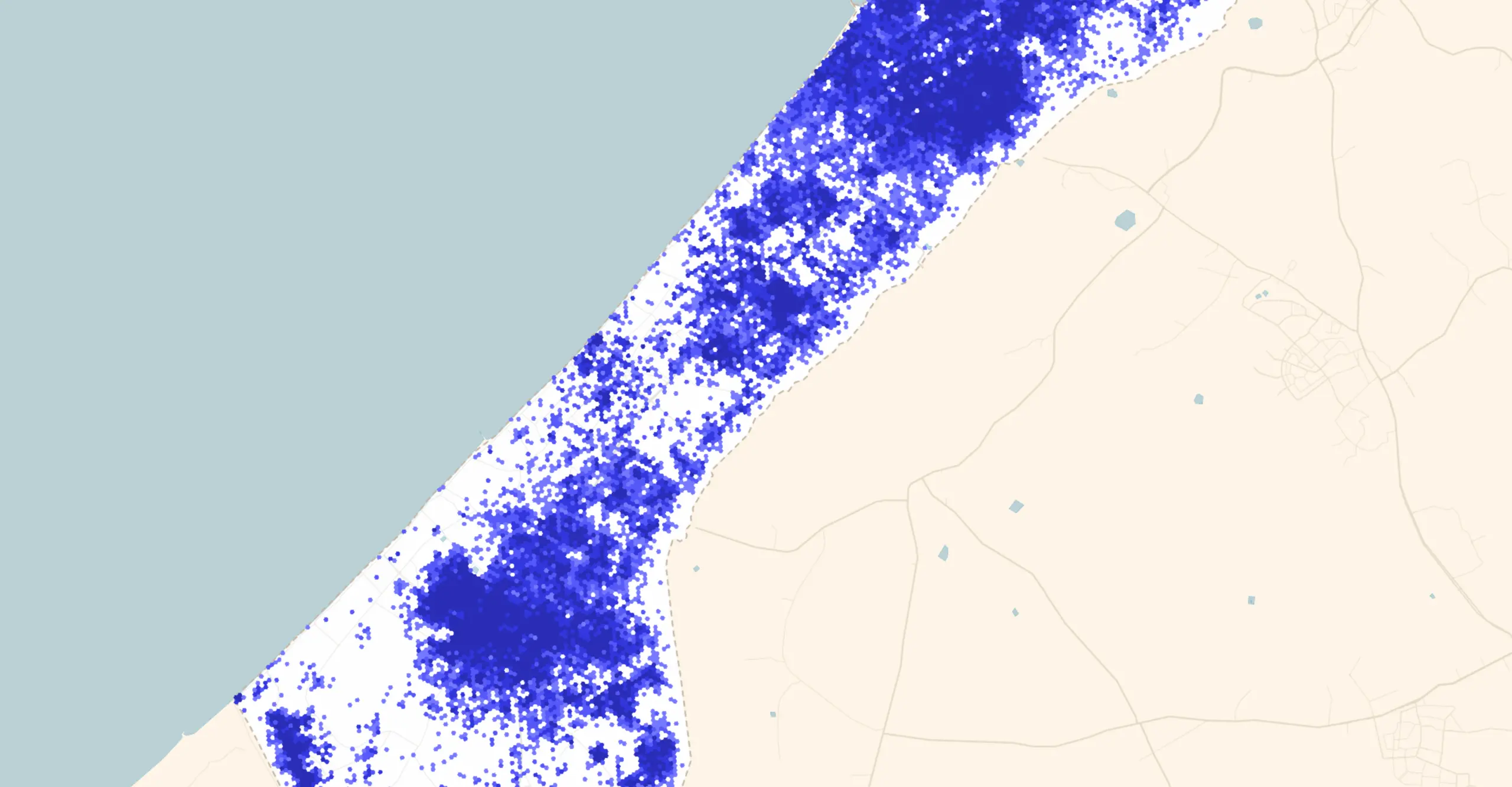 Accumulative damage in Gaza