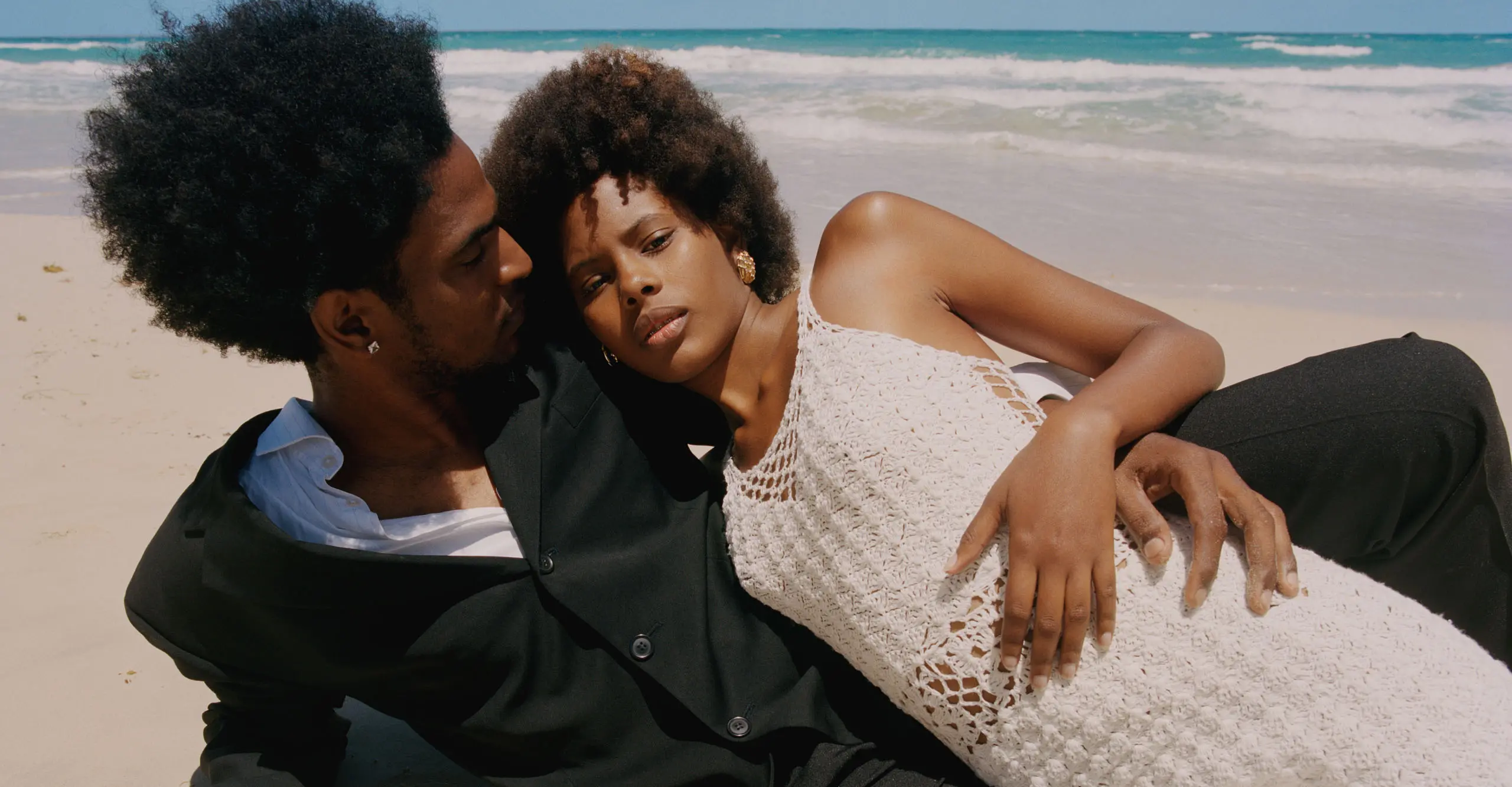 couple on beach