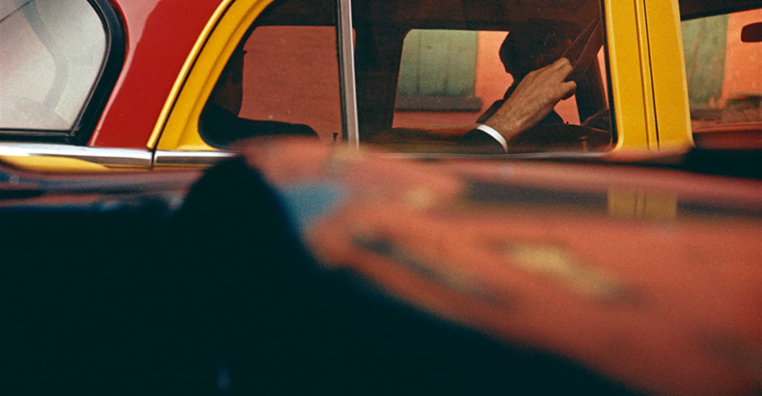 Taxi, c 1957 © Saul Leiter Courtesy Howard Greenberg Gallery, New York